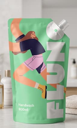 Fluno Hand Wash pouch view 1